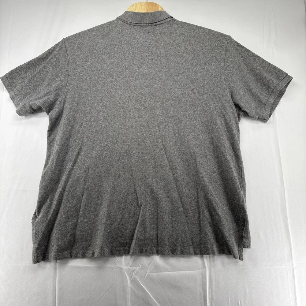 Polo Ralph Lauren Polo Shirt Men's 2XL Gray W Red Pony Logo Cotton